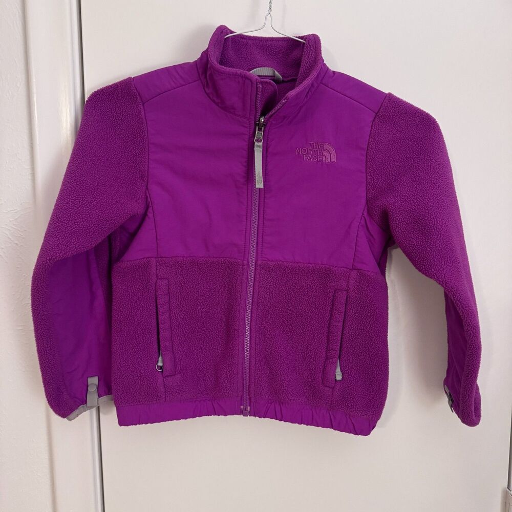Girls XS (6) The North Face Denali Jacket Premiere Purple VGUC